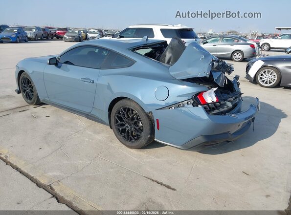 1FA6P8TH0R5142103 2024 FORD MUSTANG Синий Задняя левая четверть
