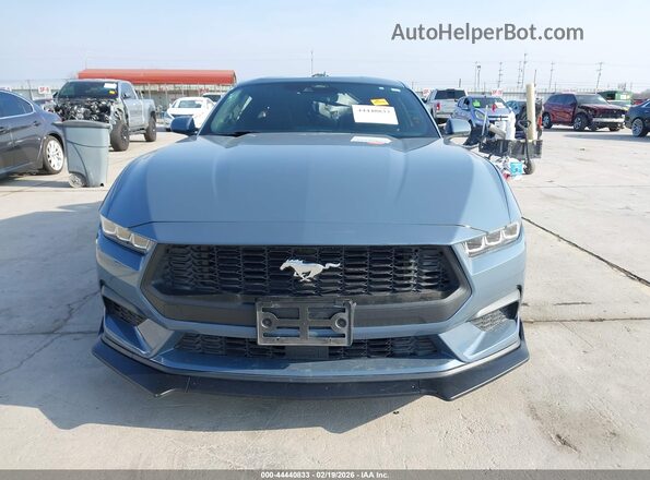 1FA6P8TH0R5142103 2024 FORD MUSTANG Синий Вид задней части салона