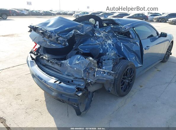 1FA6P8TH0R5142103 2024 FORD MUSTANG Синий Вид спереди