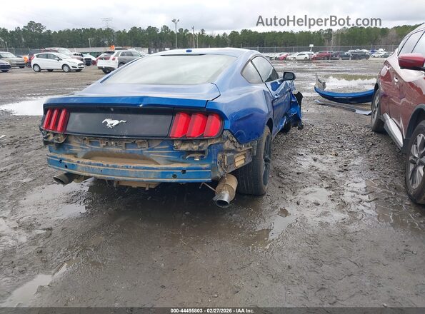 1FA6P8TH1H5212156 2017 FORD MUSTANG Синий Задняя правая четверть
