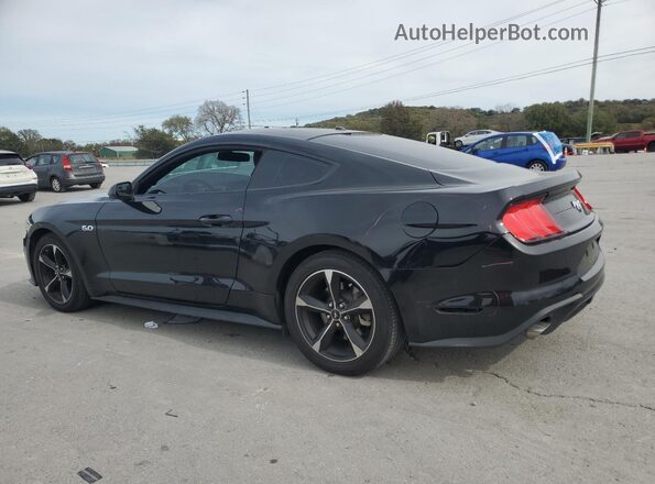 1FA6P8TH3K5114558 2019 FORD MUSTANG Black Tył lewy