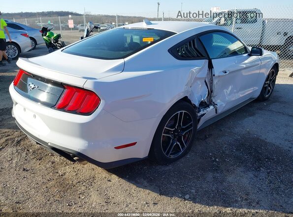 1FA6P8TH3M5115244 2021 FORD MUSTANG Белый Задняя правая четверть
