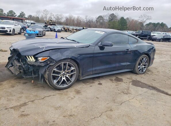 1FA6P8TH4H5208313 2017 FORD MUSTANG Черный Передняя левая четверть
