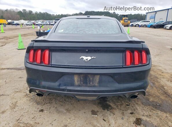 1FA6P8TH4H5208313 2017 FORD MUSTANG Черный Вид сзади
