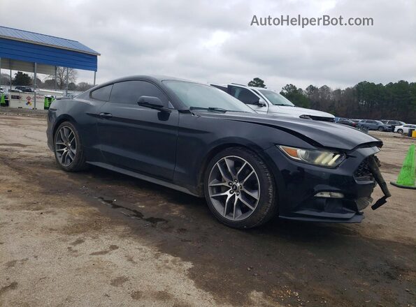 1FA6P8TH4H5208313 2017 FORD MUSTANG Черный Передняя правая четверть