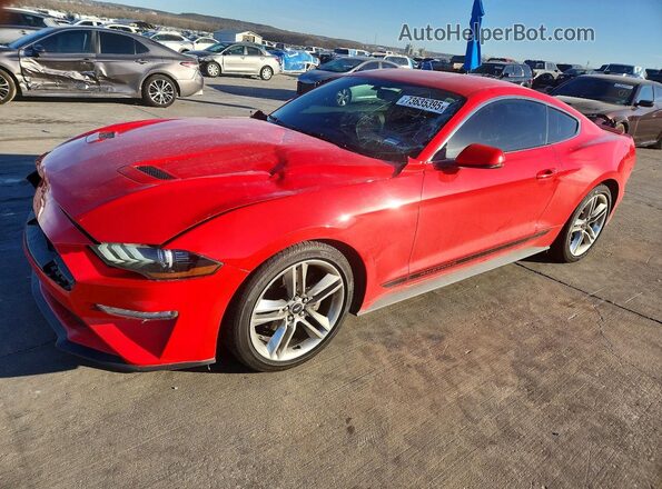 1FA6P8TH4K5201532 2019 FORD MUSTANG Red Przód lewy