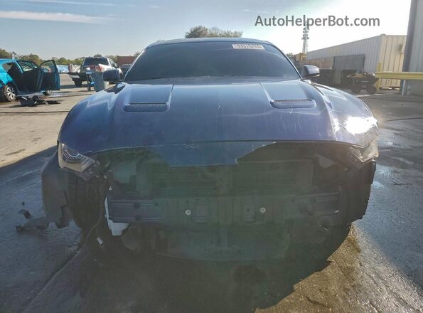 1FA6P8TH6K5120175 2019 FORD MUSTANG Blue Widok z przodu
