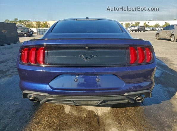 1FA6P8TH6K5120175 2019 FORD MUSTANG Blue Widok z tyłu