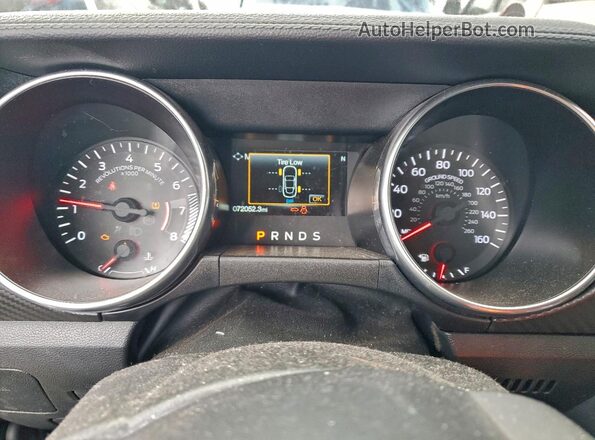 1FA6P8TH6K5120175 2019 FORD MUSTANG Blue Widok zestawu wskaźników