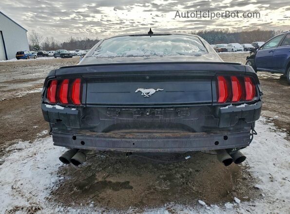 1FA6P8TH8N5131229 2022 FORD MUSTANG Черный Вид сзади