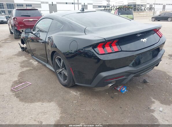 1FA6P8TH8S5124194 2025 FORD MUSTANG Черный Задняя левая четверть