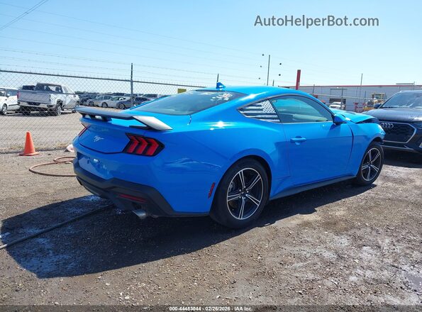 1FA6P8TH8S5129119 2025 FORD MUSTANG Синий Задняя правая четверть