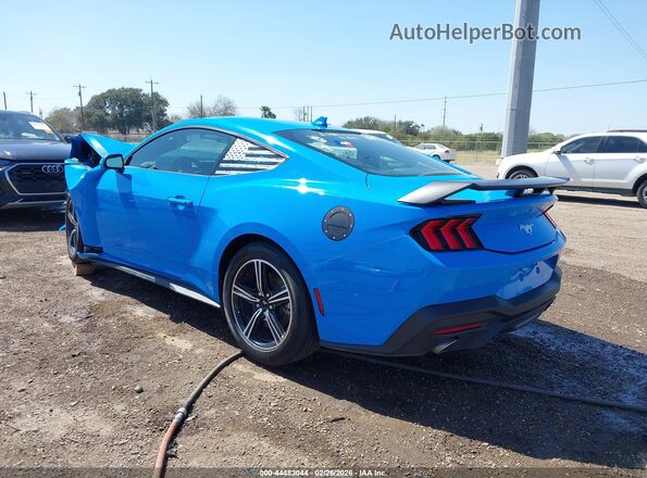 1FA6P8TH8S5129119 2025 FORD MUSTANG Синий Задняя левая четверть