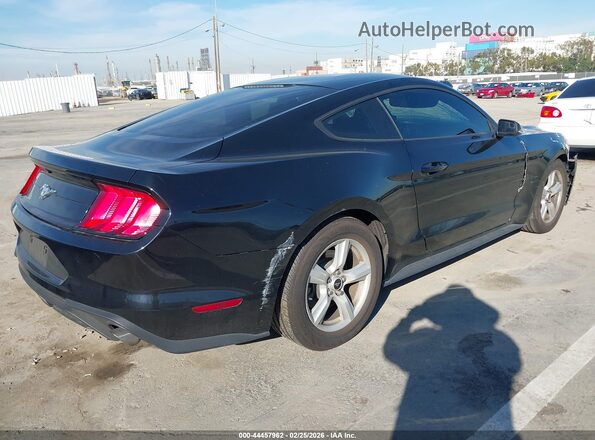 1FA6P8THXJ5173993 2018 FORD MUSTANG Черный Задняя правая четверть