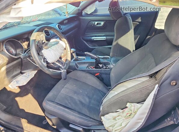 1FA6P8THXK5152319 2019 FORD MUSTANG Black Front interior view