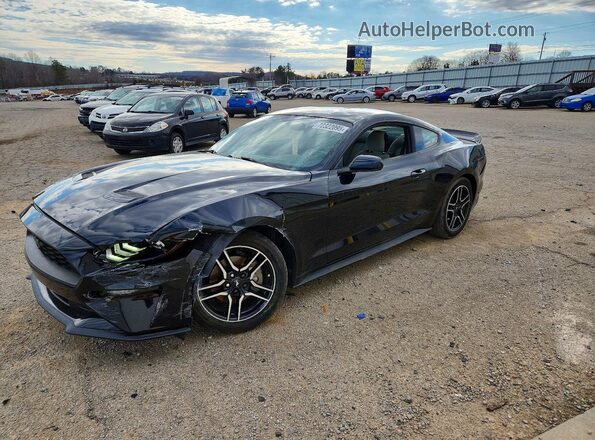 1FA6P8THXK5205052 2019 FORD MUSTANG Черный Передняя левая четверть
