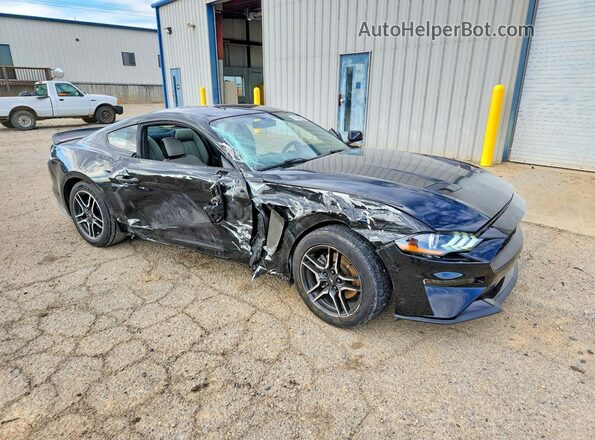 1FA6P8THXK5205052 2019 FORD MUSTANG Черный Передняя правая четверть