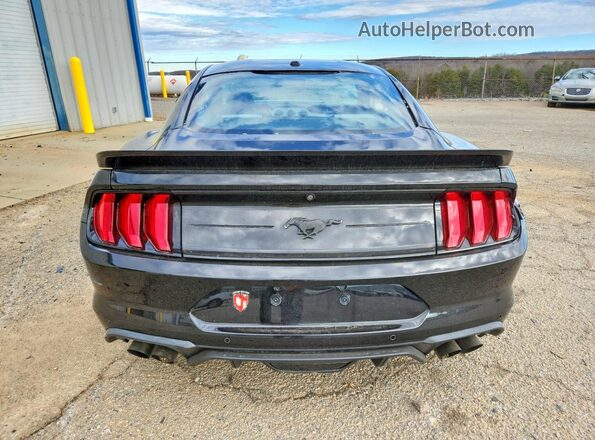 1FA6P8THXK5205052 2019 FORD MUSTANG Черный Вид сзади