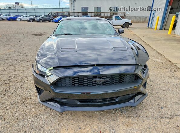 1FA6P8THXK5205052 2019 FORD MUSTANG Черный Вид спереди