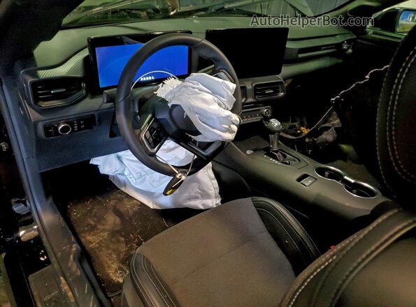 1FA6P8THXT5101534 2026 FORD MUSTANG Черный Вид панели приборов