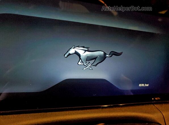 1FA6P8THXT5101534 2026 FORD MUSTANG Черный Вид щитка приборов
