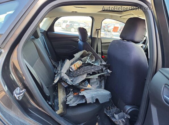 1FADP3F21GL261790 2016 FORD FOCUS Gray Vista de los asientos traseros