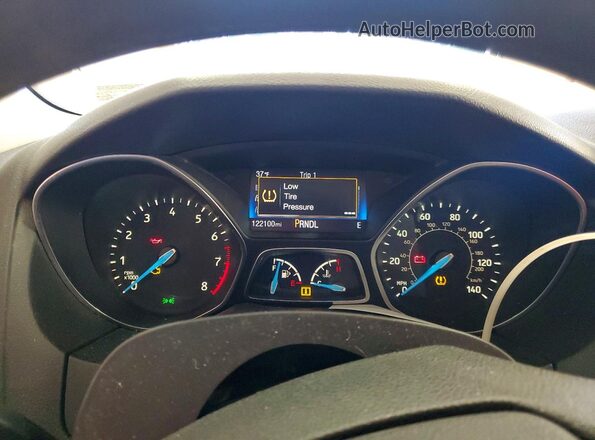 1FADP3F22JL319994 2018 FORD FOCUS Серый Вид щитка приборов