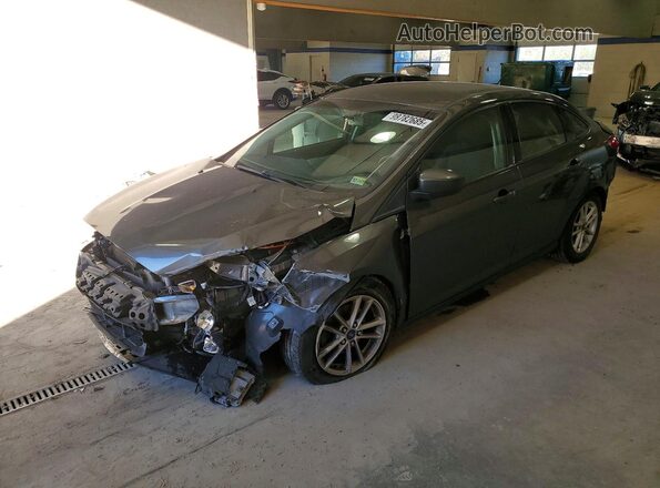 1FADP3F22JL319994 2018 FORD FOCUS Серый Передняя левая четверть
