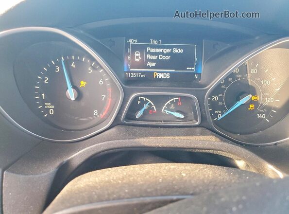 1FADP3F24GL406983 2016 FORD FOCUS White ხელსაწყოთა პანელის ხედი