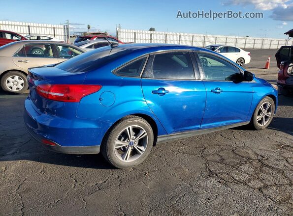 1FADP3F26JL241445 2018 FORD FOCUS Синий Задняя правая четверть
