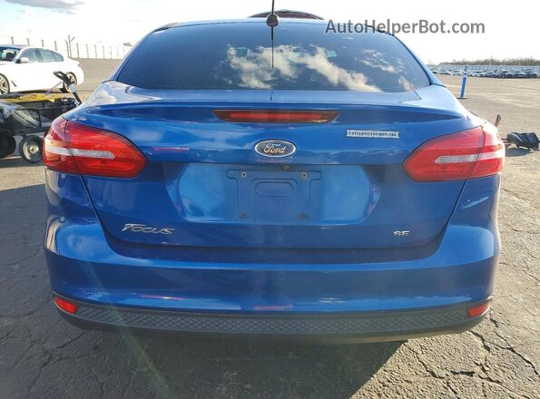 1FADP3F26JL241445 2018 FORD FOCUS Синий Вид сзади