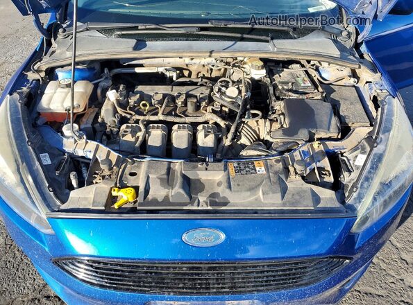 1FADP3F26JL241445 2018 FORD FOCUS Синий Вид задней части салона