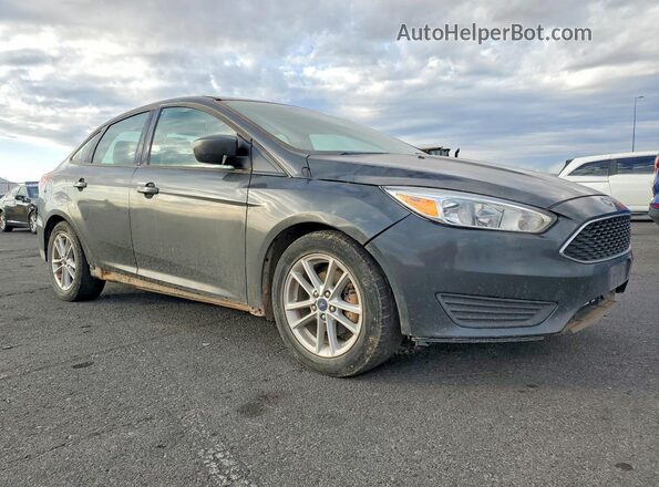 1FADP3F26JL262425 2018 FORD FOCUS Серый Передняя правая четверть