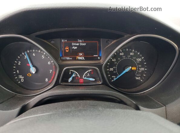 1FADP3F26JL262425 2018 FORD FOCUS Серый Вид щитка приборов