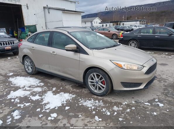1FADP3F28HL262937 2017 FORD FOCUS Желто-коричневый Передняя правая четверть