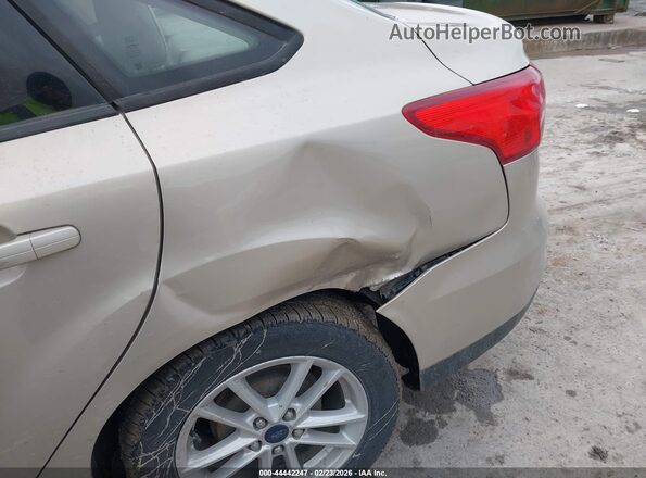 1FADP3F28HL262937 2017 FORD FOCUS Желто-коричневый Вид спереди