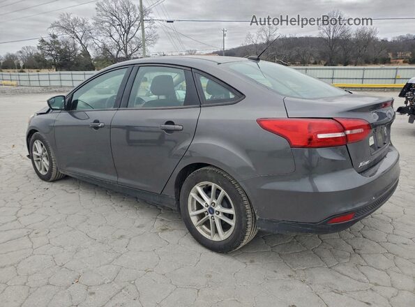 1FADP3F28JL214876 2018 FORD FOCUS Gray Trasero izquierdo