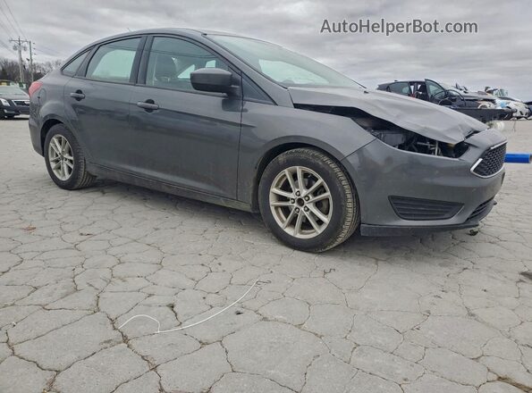 1FADP3F28JL214876 2018 FORD FOCUS Gray Delantero derecho