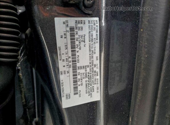 1FADP3F28JL214876 2018 FORD FOCUS Gray Vista del compartimento del motor