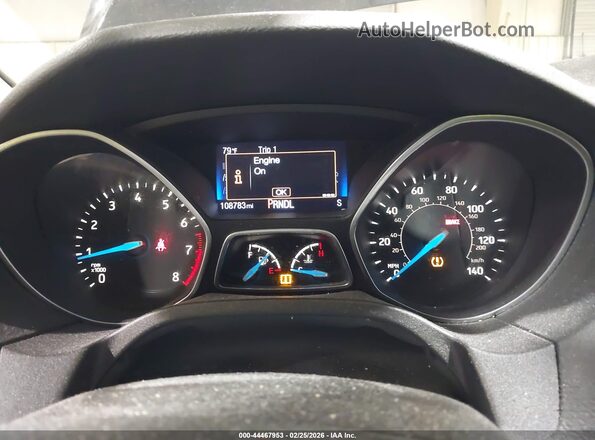 1FADP3F29GL300884 2016 FORD FOCUS Black უკანა სავარძლების ხედი
