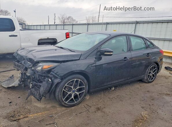 1FADP3H26HL203575 2017 FORD FOCUS Черный Передняя левая четверть