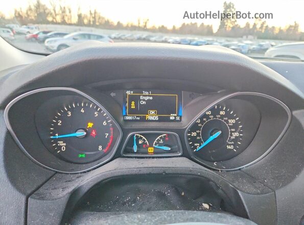 1FADP3J28JL247660 2018 FORD FOCUS Серебряный Вид щитка приборов