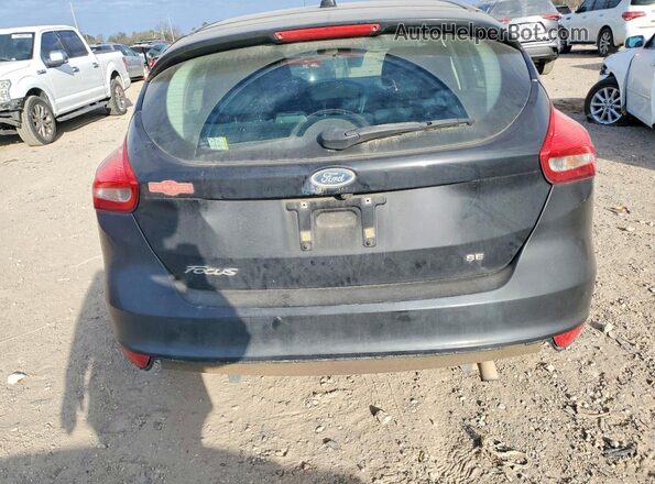 1FADP3K20HL217237 2017 FORD FOCUS Черный Вид сзади