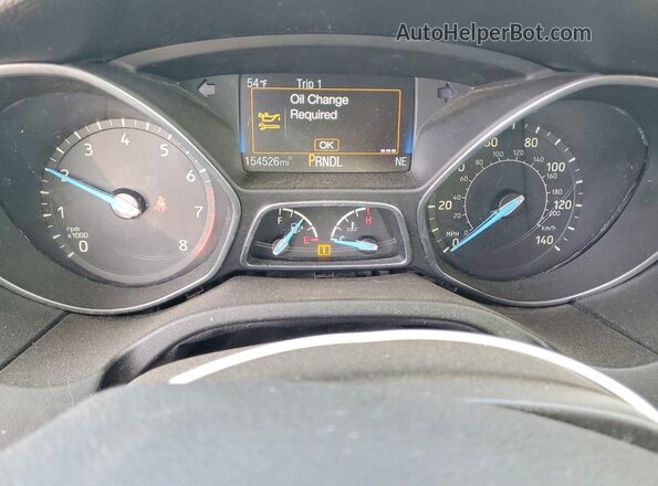 1FADP3K20HL217237 2017 FORD FOCUS Черный Вид щитка приборов