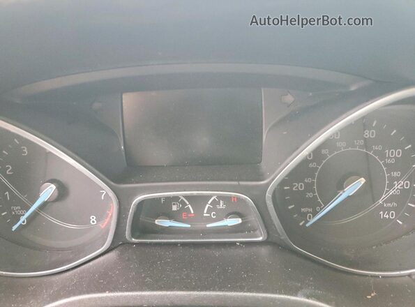 1FADP3K24GL234685 2016 FORD FOCUS Синий Вид щитка приборов