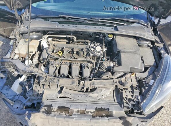 1FADP3K25GL380030 2016 FORD FOCUS Черный Вид задней части салона