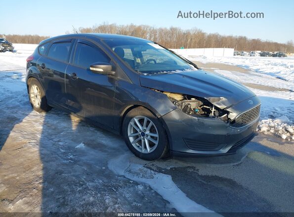 1FADP3K25HL215726 2017 FORD FOCUS Серый Передняя правая четверть