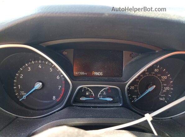 1FADP3K28GL405941 2016 FORD FOCUS White Вид щитка приладів
