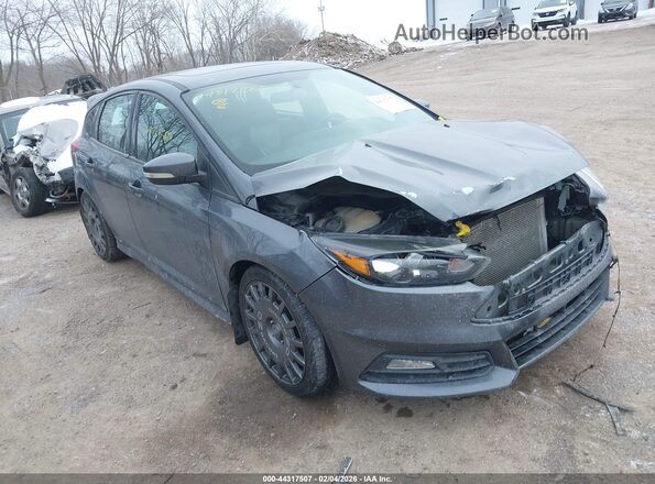 1FADP3L90HL220943 2017 FORD FOCUS ST Серый Передняя правая четверть