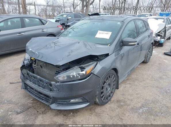 1FADP3L90HL220943 2017 FORD FOCUS ST Серый Передняя левая четверть
